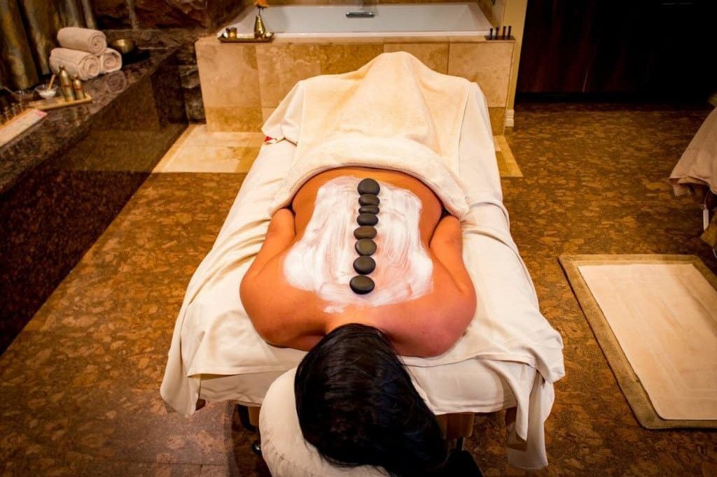 Hot stone massage